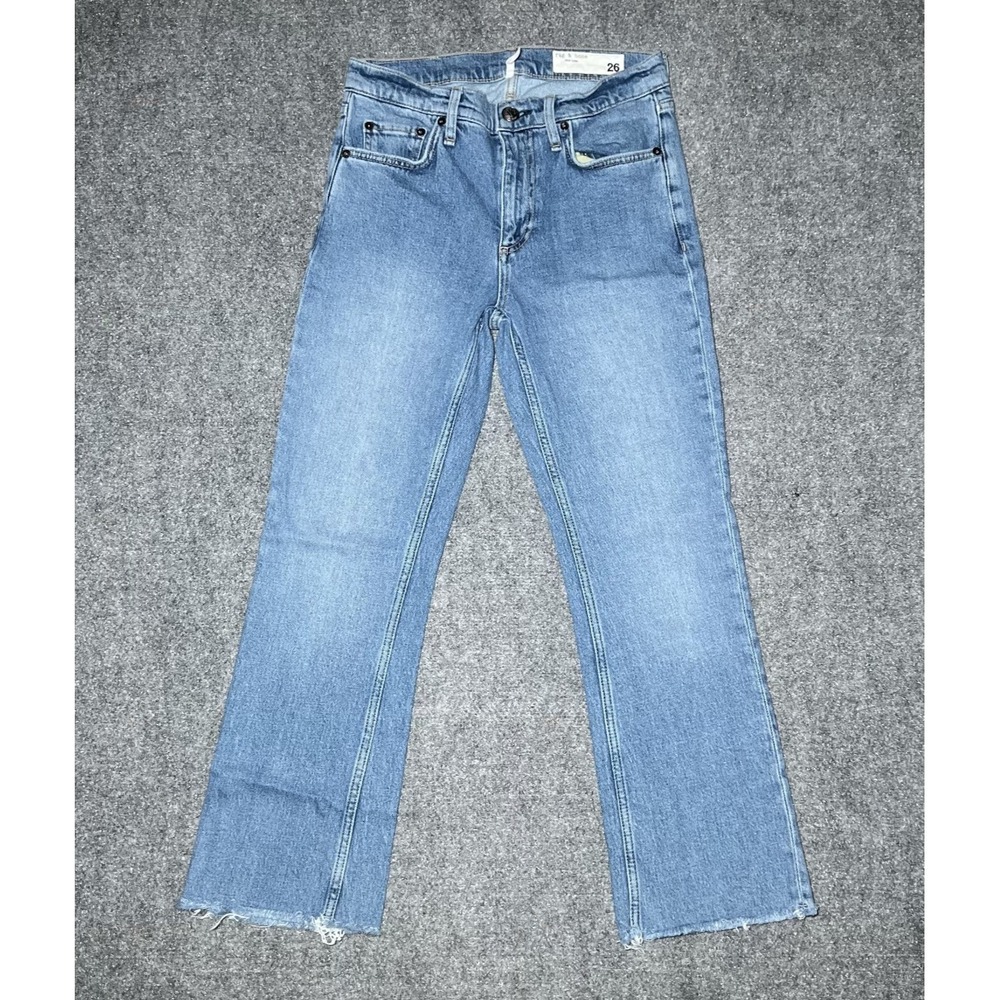 Rag & Bone Jeans Peyton Mid-Rise Bootcut Women Tag 26 Color Benson Fit 29x27